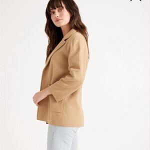 Quince 100% Organic Cotton Knit Blazer